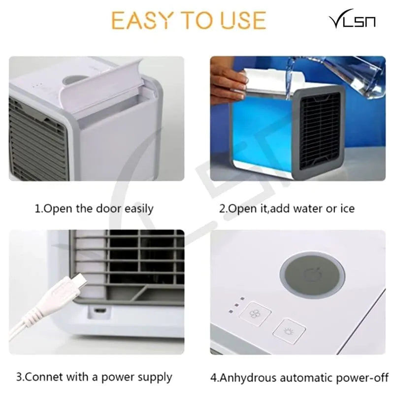 CleverCool™ Mini Air Cooler Ultra 2X | Portable Cooling for Your Desk or Room