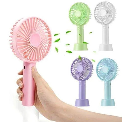Mini Portable Hand Fan | Rechargeable, Quiet & Travel-Friendly
