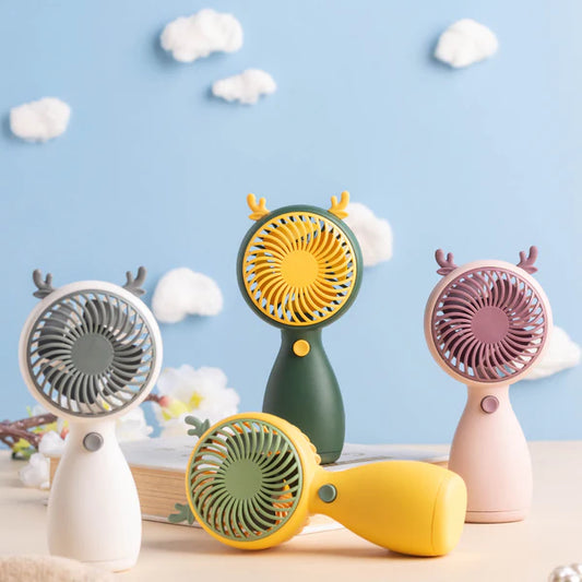 Mini Portable Fan | Handheld, USB Rechargeable & Low Noise
