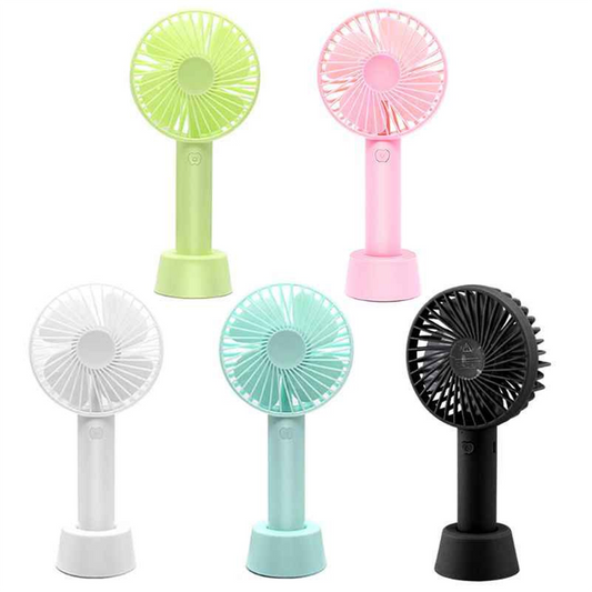 Mini Portable Hand Fan | Rechargeable, Quiet & Travel-Friendly