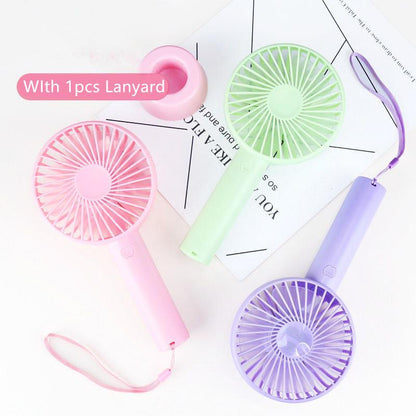 Mini Portable Hand Fan | Rechargeable, Quiet & Travel-Friendly