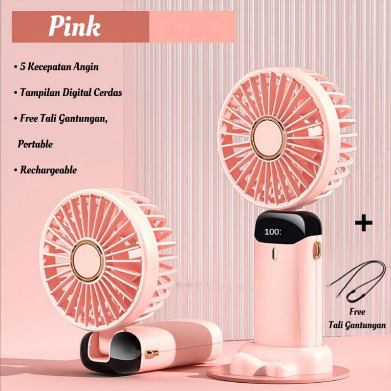 Portable Handy Fan - Rechargable